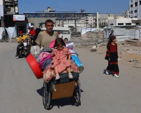 Fleeing from Destruction to Peril: Gaza Civilians Grapple with Impossible Decision